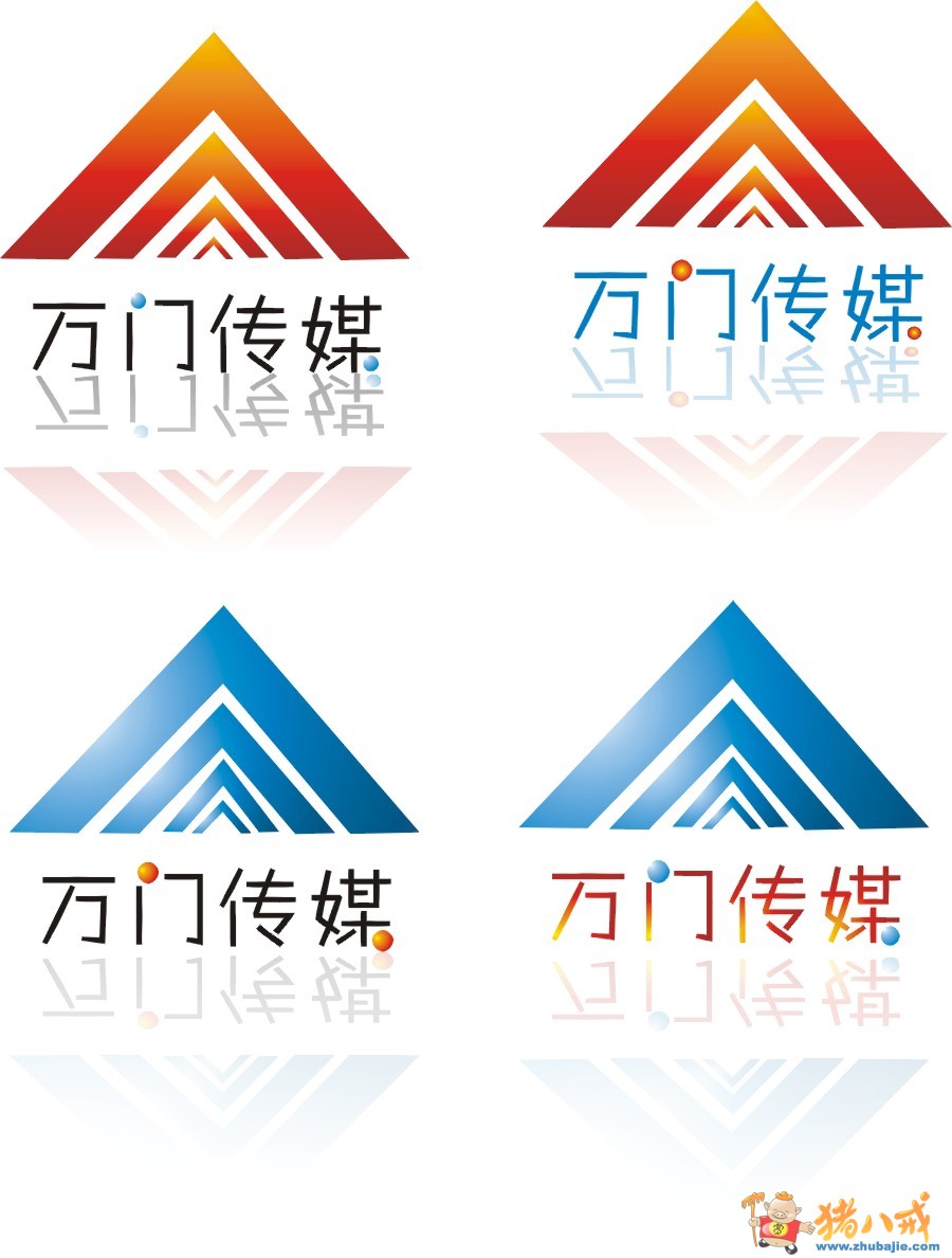 "万门传媒"logo设计